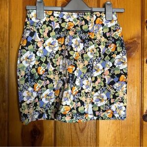 Wild Fable Floral Mini Skirt